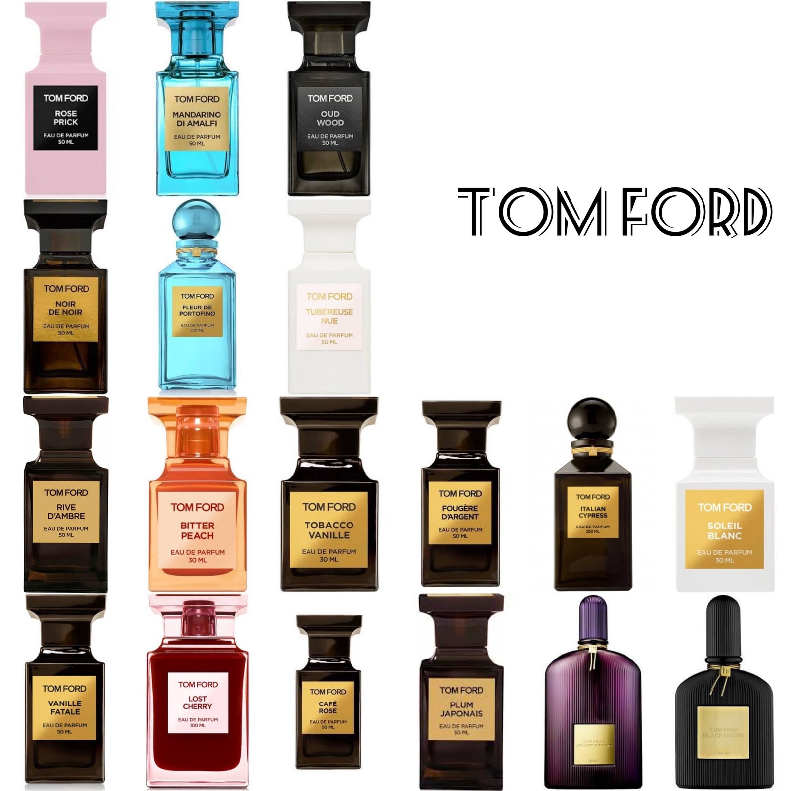 Tom ford cheap men's fragrance list